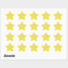 Wees vrolijk en glanzend heldere Sticker