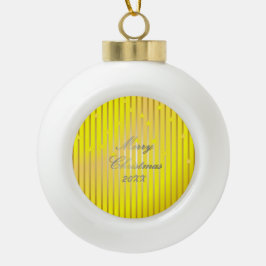 Wees vrolijk en glanzend sneeuwvlok Ornament