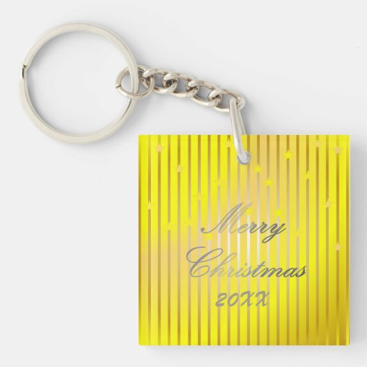 Wees vrolijk en straal helder Acryl sleutelhanger (Voorkant)