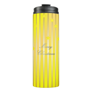 Wees vrolijk en straal helder thermische tumbler thermosbeker