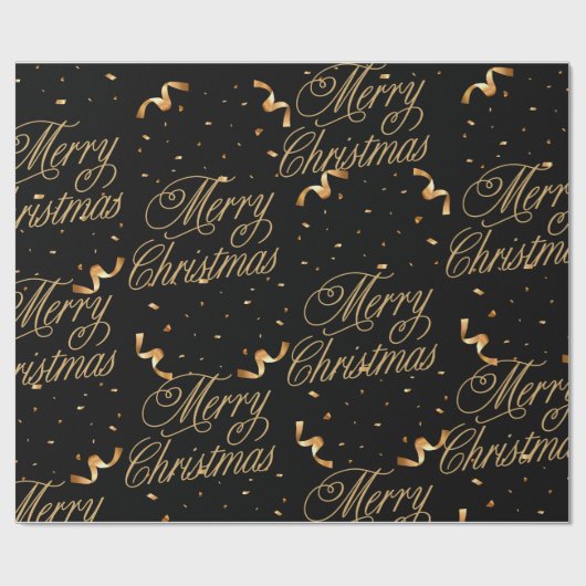 Wees vrolijk en vrolijk cadeaupapier (Vlak)