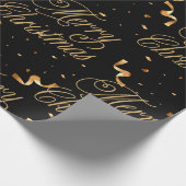 Wees vrolijk en vrolijk cadeaupapier (Hoek)