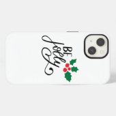 Wees vrolijk iPhone hoesje (Achterkant horizontaal)