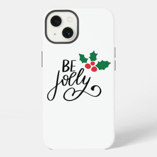 Wees vrolijk iPhone hoesje (Achterkant)