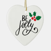 Wees vrolijk keramisch ornament (Rechts)