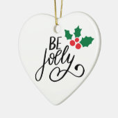 Wees vrolijk keramisch ornament (Links)