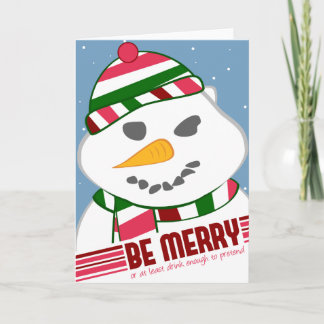 Wees vrolijk kerst Kaart