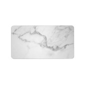 Wees vrolijk marmeren adreslabel etiket (Voorkant)