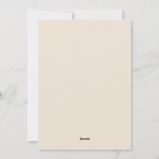 Wees vrolijk Minimal Holiday Photo Card Feestdagenkaart (Achterkant)