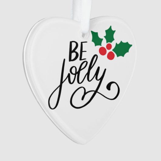 Wees vrolijk ornament