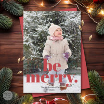 Wees vrolijk Retro Kerstmis Eenvoudige typografie 
