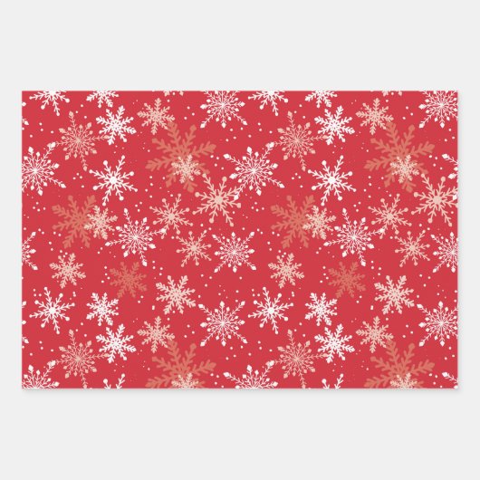 "WEES VROLIJK!"  rode vrachtwagen en sneeuwvlokken Inpakpapier Vel (Voorkant 2)