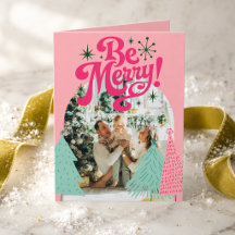 Wees vrolijk Roze Krabbelboom Gebogen Foto 