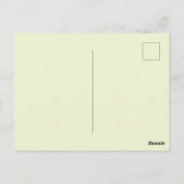 “Wees vrolijk & stralend Briefkaart (Achterkant)