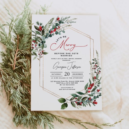 Wees vrolijk voordat ze gaat trouwen met Vrijgezel Kaart