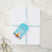 Wees vrolijk. Wees helder. Kerstmis Imker Kerstman Cadeaulabel (Met Touw)