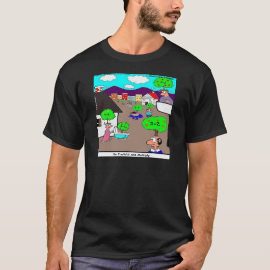 Wees Vruchtbaar & Vermenigvuldig Grappig T-shirt (Voorkant)