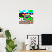 Wees Vruchtbaar & Vermenigvuldig Grappige Poster (Thuiskantoor)