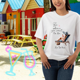 Wees waar je oversized wilt zijn grote maat t-shirt