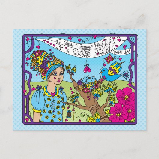 Wees waar mogelijk vriendelijk_ Briefkaart (Voorkant)