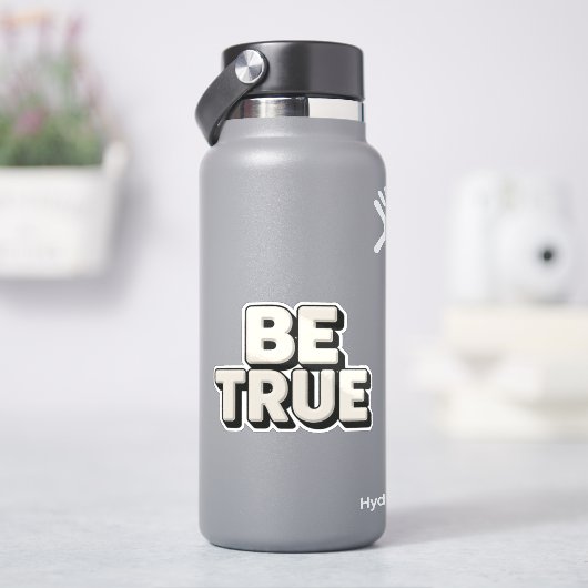 Wees Waarachtig Bericht  Sticker (HydroFlask)