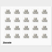 Wees Waarachtig Bericht Vierkante Sticker (Vel)