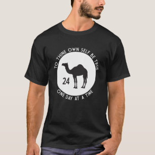 Wees Waarachtig Voor Jezelf – Wit & Zwart Logo T-shirt