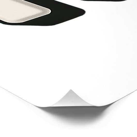 Wees Waarheidsgetrouw Bericht Perfect Poster (Hoek)