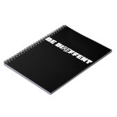 Wees wanhopig notitieboek (Linkerzijde)