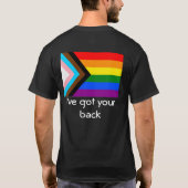 Wees ware zebra t-shirt (Achterkant)