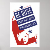 Wees wazig en speel niet met Firecrackers Poster (Voorkant)