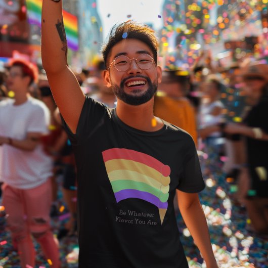 Wees welke smaak Rainbow Cone gepersonaliseerd is T-shirt