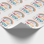 Wees wie je bent cadeaupapier (Hoek)