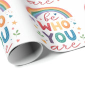 Wees wie je bent cadeaupapier (Rol Hoek)