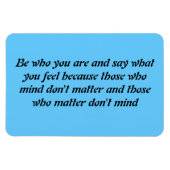 Wees wie je bent magneet (Horizontaal)