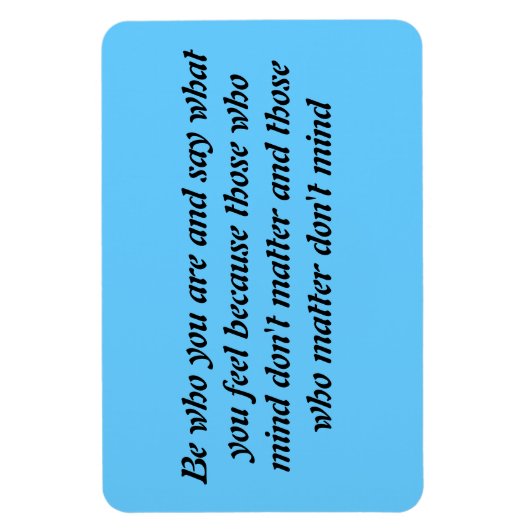 Wees wie je bent magneet (Verticaal)