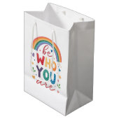 Wees wie je bent medium cadeauzakje (Voorkant Gekanteld)