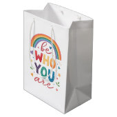 Wees wie je bent medium cadeauzakje (Achterkant Gekanteld)