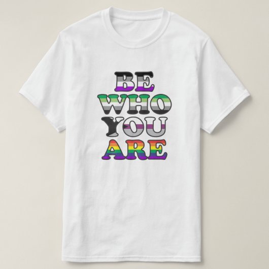 Wees wie je Shirt bent (Design voorkant)