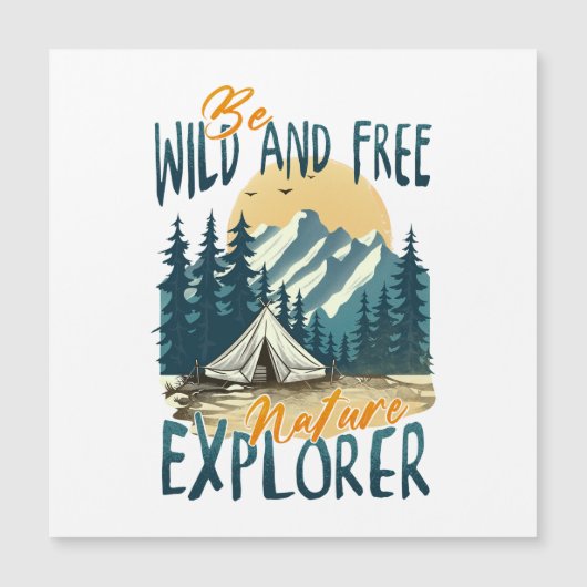 Wees wild en vrij - Natuur Adventure (Voorkant)