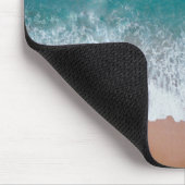 Wees wild, mooi en vrij. Net als het zee. Muismat (Hoek)