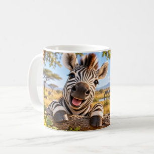 Wees Wild op Je Eigen Manier Zebra Mok