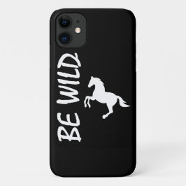 Wees wild-sterk en decoratief paard Case-Mate iPhone case