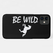 Wees wild-sterk en decoratief paard Case-Mate iPhone case (Achterkant (horizontaal))