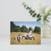 WEES WILD & VRIJ BRIEFKAART (Staand voorkant)