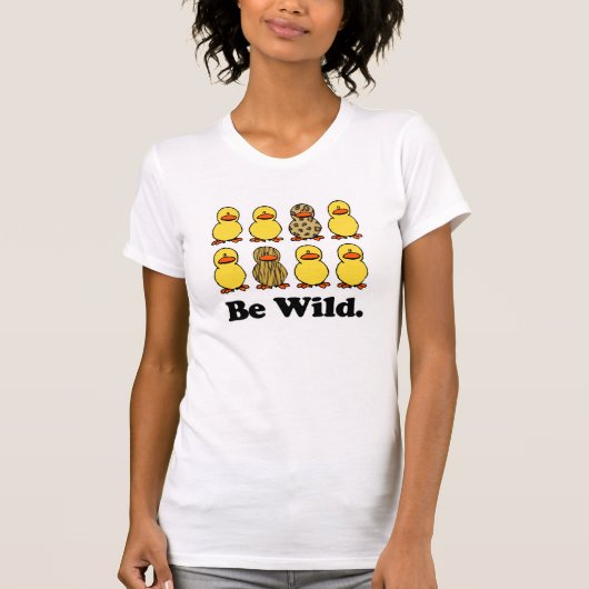 Wees Wilde Eenden T-shirt (Voorkant)