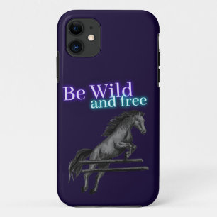 Wees Wilde en Gratis Paardenpompen Case-Mate iPhone Case