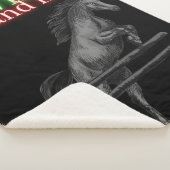 Wees Wilde en Gratis Paardenpompen Sherpa Deken (3/4)