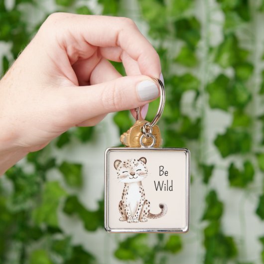 Wees Wilde Jachtluipaard Sleutelhanger (Hand)