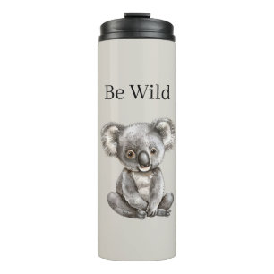 Wees Wilde Koala Beer Safari Dieren  Thermosbeker